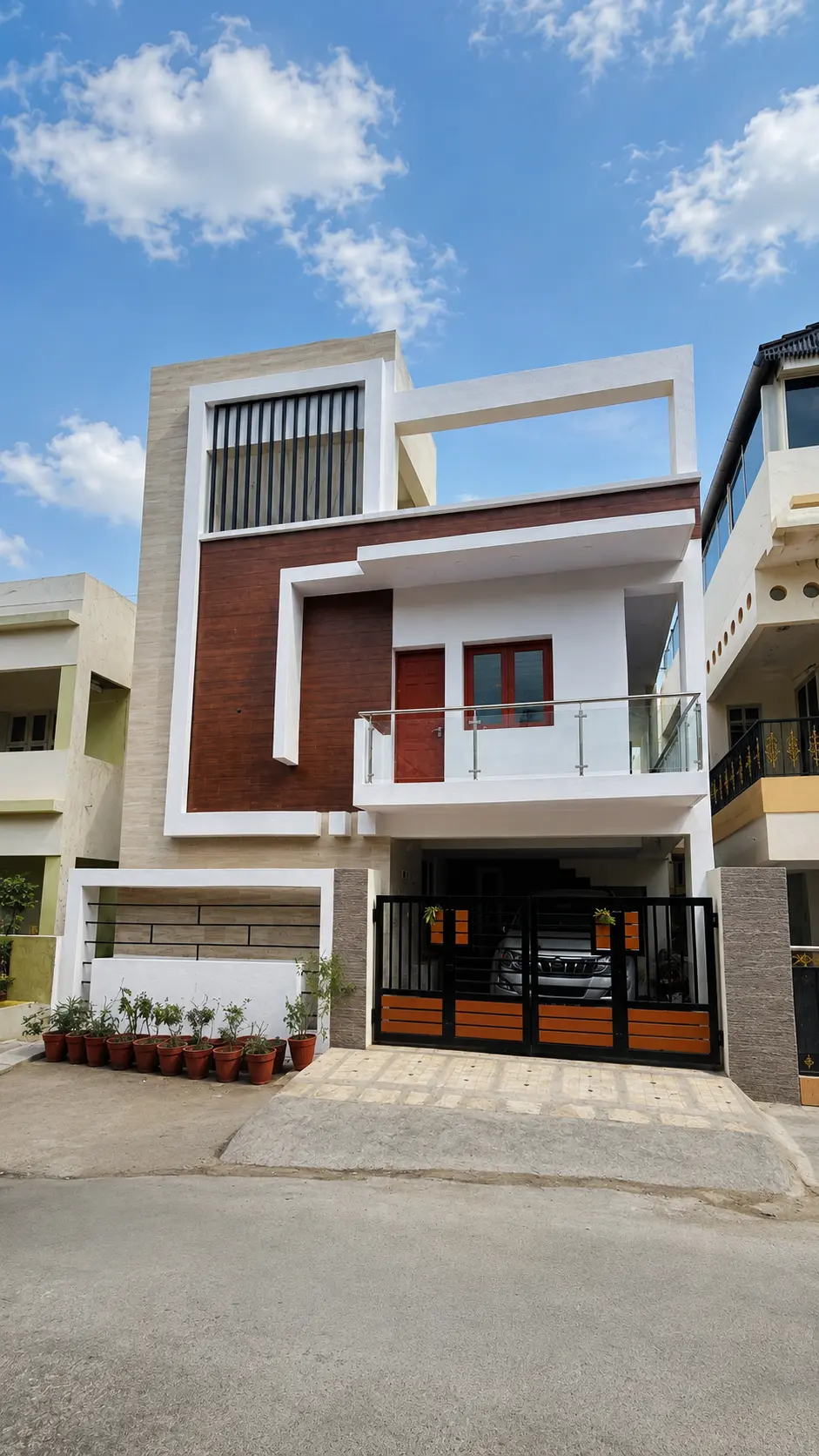Completed contemporary independent residence by ADC